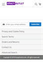 Mobile Screenshot of krazyoutlet.com